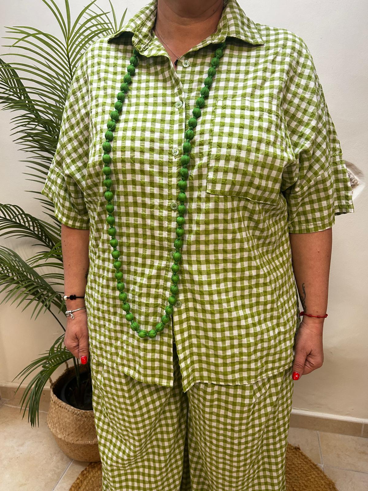 Conjunto vichy de dos piezas