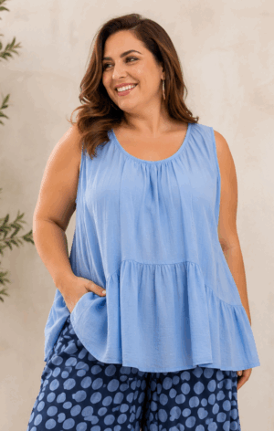 CAMISA ERIKA - Celeste