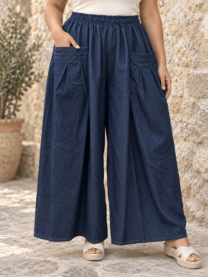 PANTALÓN TENCEL CON BOLSILLOS MAITE