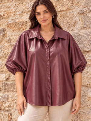 CHAQUETA/BLUSA ECOPIEL